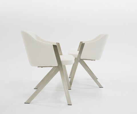 Modrest Darcy Modern White Leatherette Dining Chair (Set of 2) By VIG Furniture