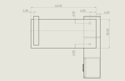Nova Domus Boston Modern Glass & Faux Concrete Reversible Desk Model VGANBOSTON