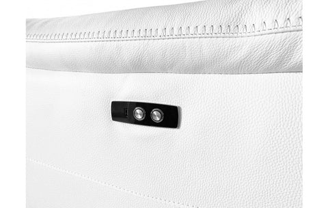 9762 DivanItalia White 8-Piece Sectional – Top Grain Italian Leather with 2 Power Recliners and 2 ConsolesModel:  9762-WHITE-8PC-2PWR-U-SECTIONAL-GROUP