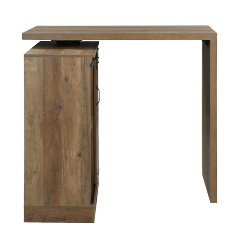 Quillon Rustic Oak Finish Bar Table Model DN00153 By ACME Furniture