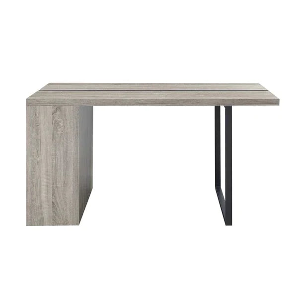 Patwin Gray Oak & Black Finish Dining Table Model DN00401 By ACME Furniture