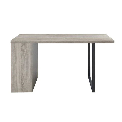 Patwin Gray Oak & Black Finish Dining Table Model DN00401 By ACME Furniture