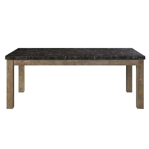 Charnell Marble & Oak Finish Dining Table Model DN00553 By ACME Furniture