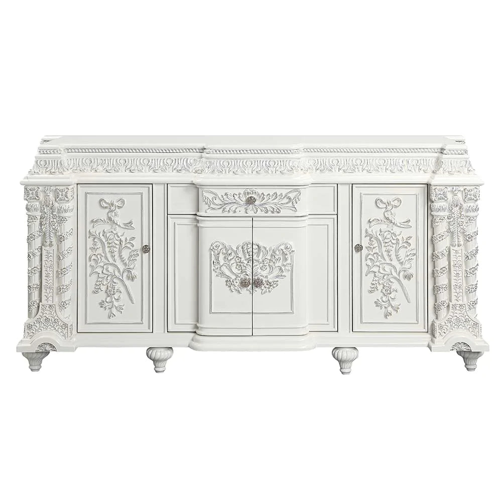 Vanaheim Antique White Finish Server Model DN00682 By ACME Furniture