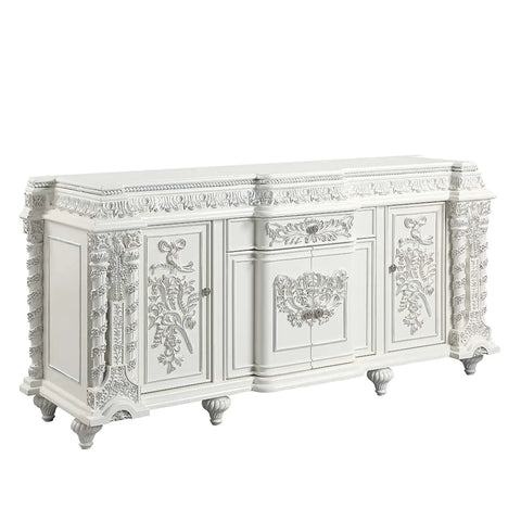 Vanaheim Antique White Finish Server Model DN00682 By ACME Furniture