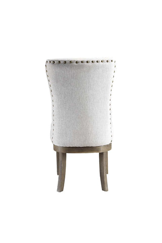 Landon Gray Linen Side Chair Model DN00951 By ACME Furniture