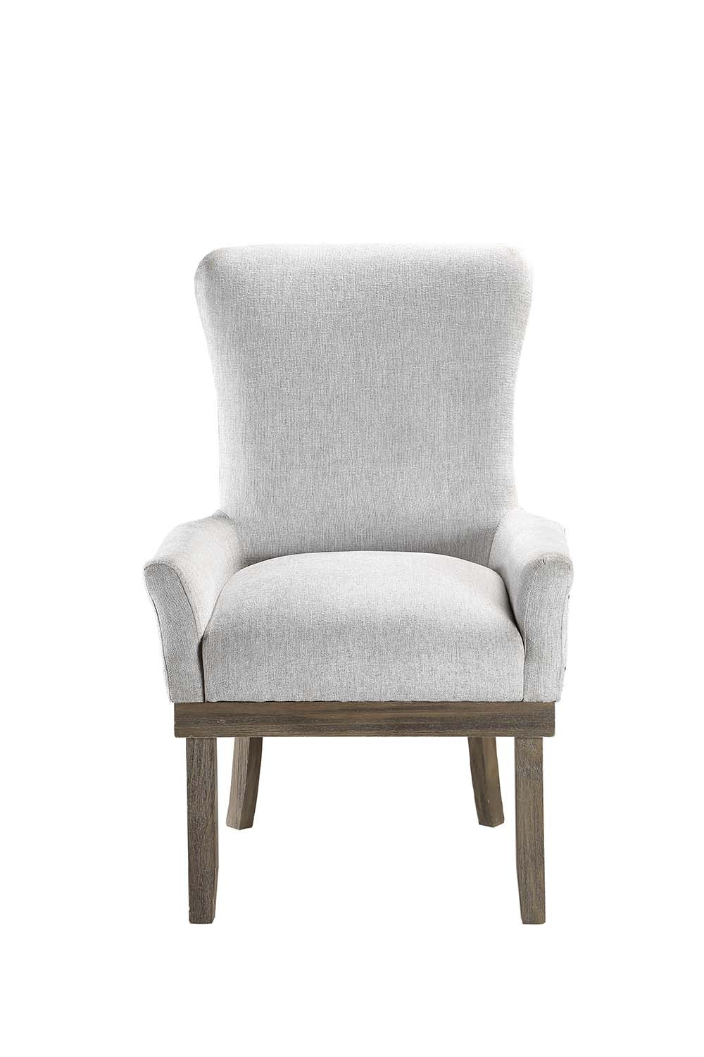 Landon Gray Linen Dining Chair Model DN00952 By ACME Furniture