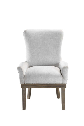 ACME Landon Gray Linen & Salvage Gray Finish Landon Dining Chair Model DN00952