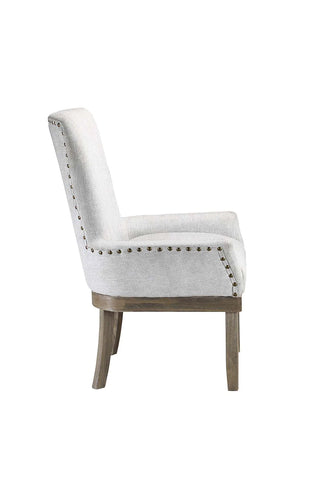 Landon Gray Linen Dining Chair Model DN00952 By ACME Furniture