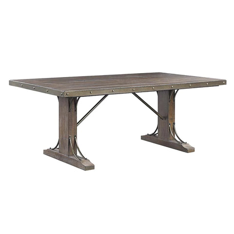 Raphaela Weathered Cherry Finish Dining Table Model DN00980 By ACME Furniture