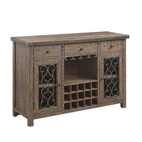 Raphaela Weathered Cherry Finish Server Model DN00983 By ACME Furniture