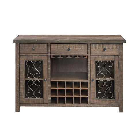 Raphaela Weathered Cherry Finish Server Model DN00983 By ACME Furniture