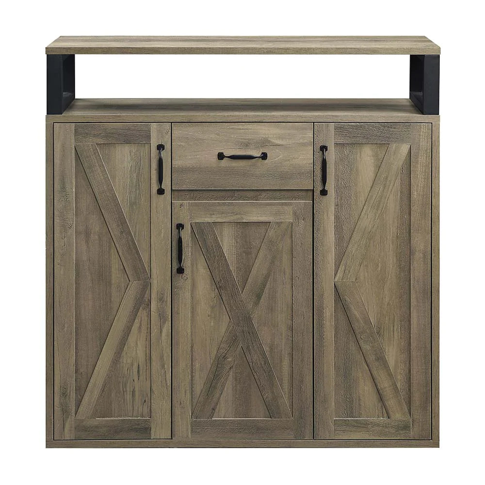 Abiram Rustic Oak Finish Server Model DN01027 By ACME Furniture