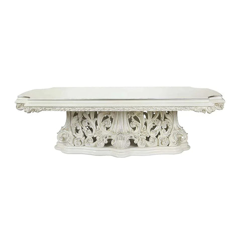 Adara Antique White Finish Dining Table Model DN01229 By ACME Furniture
