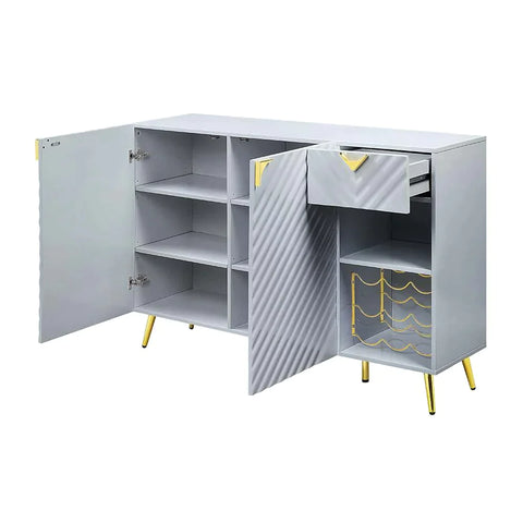 Gaines Gray High Gloss Finish Server Model DN01262 By ACME Furniture