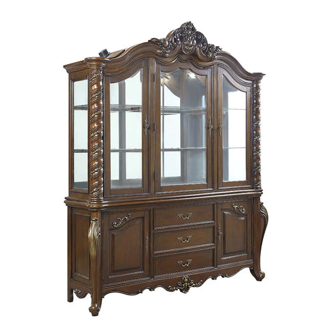 Devayne Dark Walnut Finish Hutch & Buffet Model DN01365 By ACME Furniture