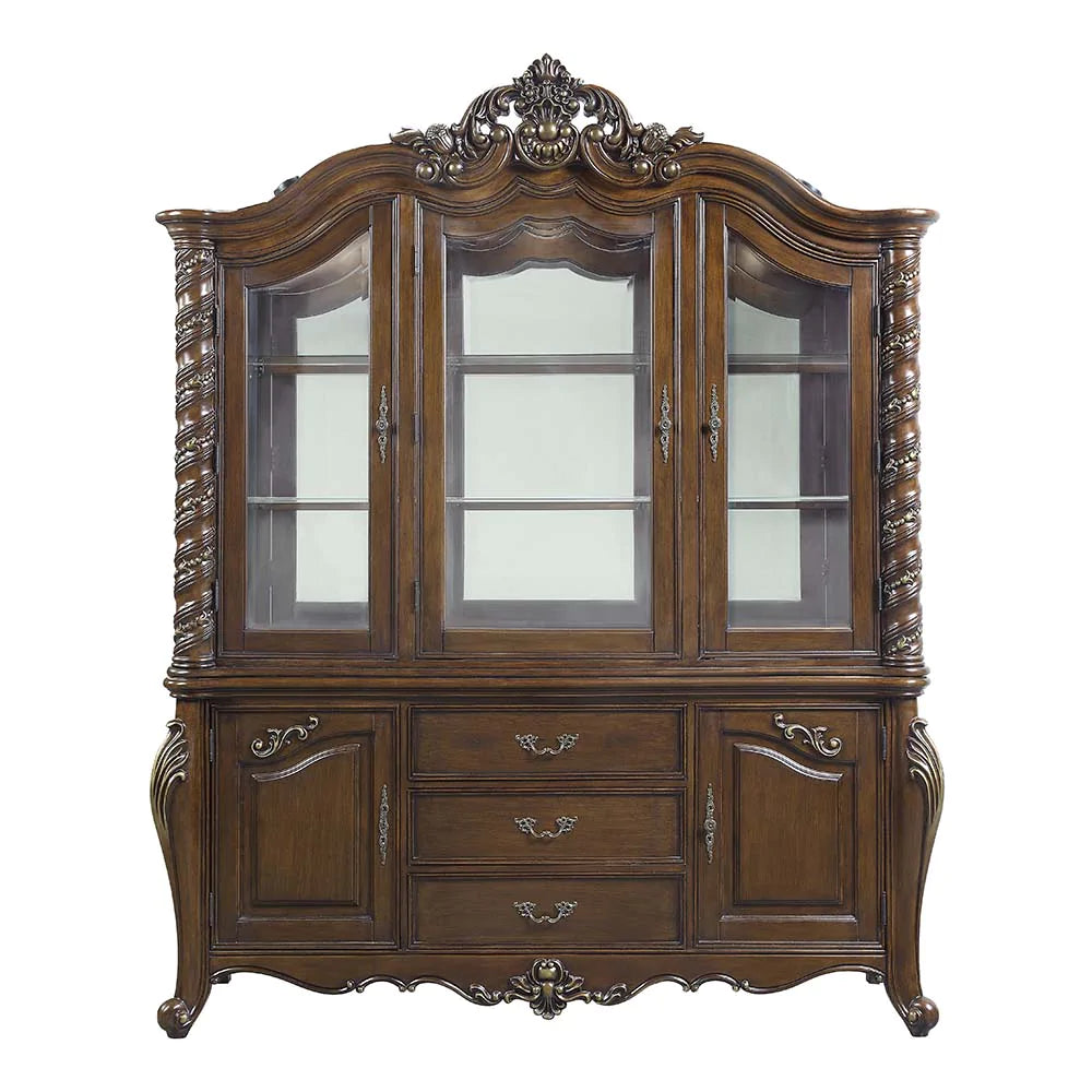 Devayne Dark Walnut Finish Hutch & Buffet Model DN01365 By ACME Furniture