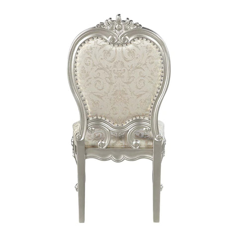 Bently Fabric & Champagne Finish Side Chair Model DN01369 By ACME Furniture