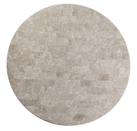 ACME Karsen Marble Top & Rustic Oak Finish Karsen Dining Table Model DN01449