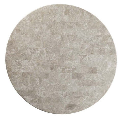 ACME Karsen Marble Top & Rustic Oak Finish Karsen Dining Table Model DN01449
