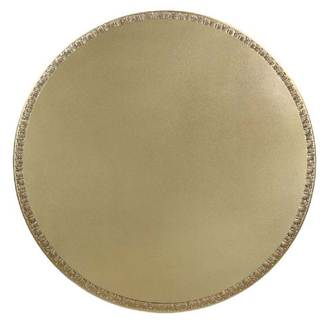ACME Bernadette Gold Finish Bernadette Dining Table Model DN01469