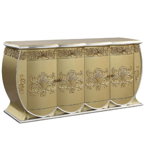 ACME Bernadette Gold Finish Bernadette Server Model DN01473