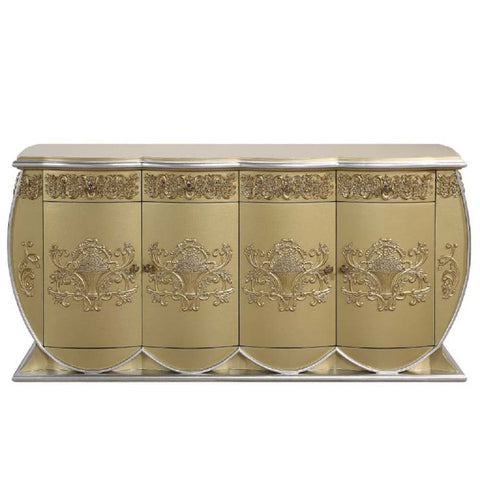 ACME Bernadette Gold Finish Bernadette Server Model DN01473