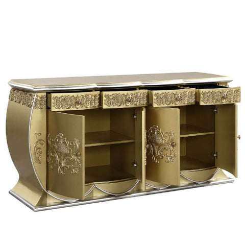 ACME Bernadette Gold Finish Bernadette Server Model DN01473