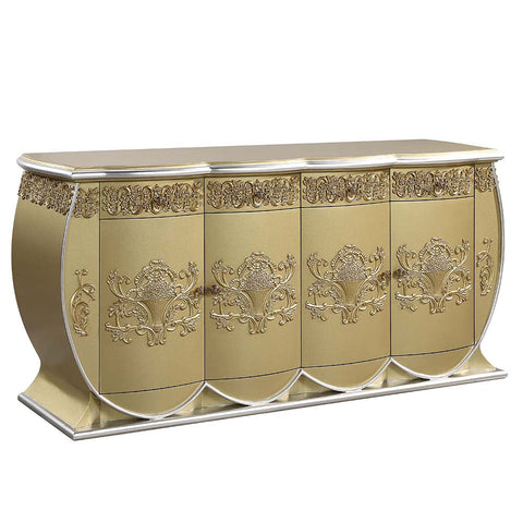 ACME Bernadette Gold Finish Bernadette Server Model DN01473