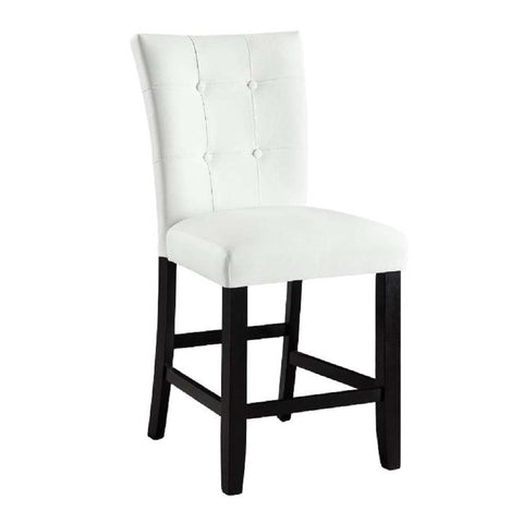 ACME Sandoval Beige PU & Champagne Finish Sandoval Side Chair (Set-2) Model DN01495