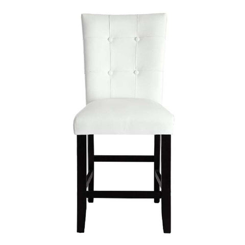 ACME Sandoval Beige PU & Champagne Finish Sandoval Side Chair (Set-2) Model DN01495