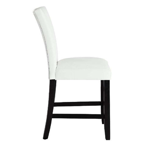 ACME Sandoval Beige PU & Champagne Finish Sandoval Side Chair (Set-2) Model DN01495