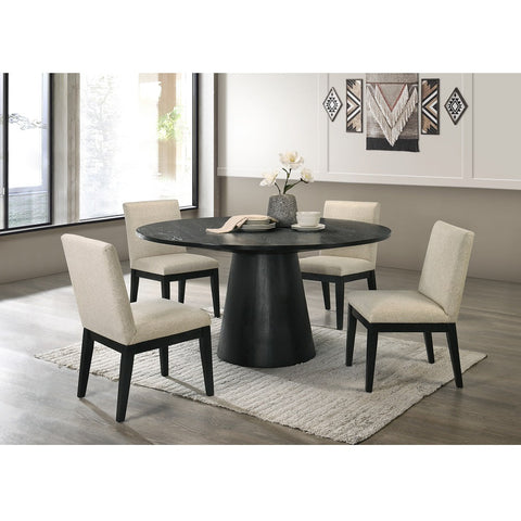 ACME Froja Ebony Black Finish Froja Side Chair (Set-2) Model DN01803