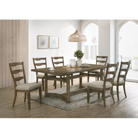 ACME Parfield Vintage Walnut Finish Parfield Dining Table Model DN01807