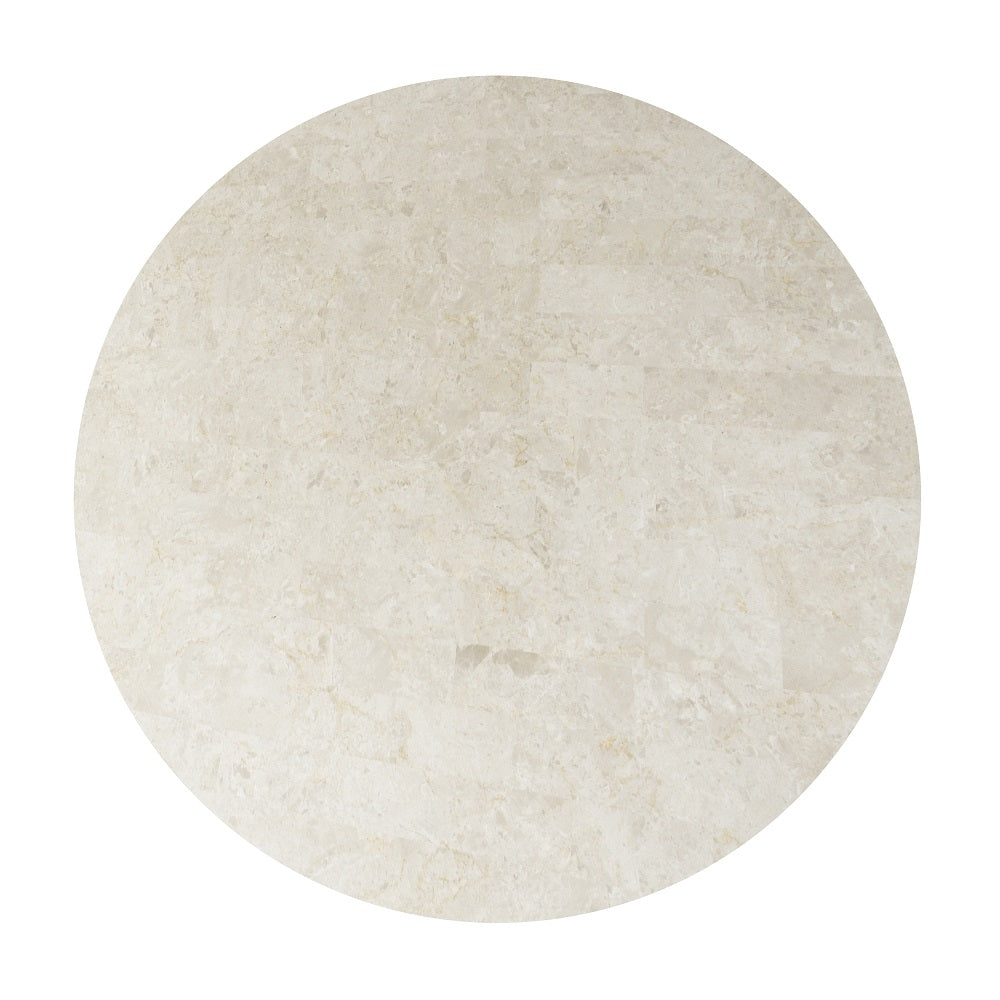 Qwin Round Dining Table W/Marble Top