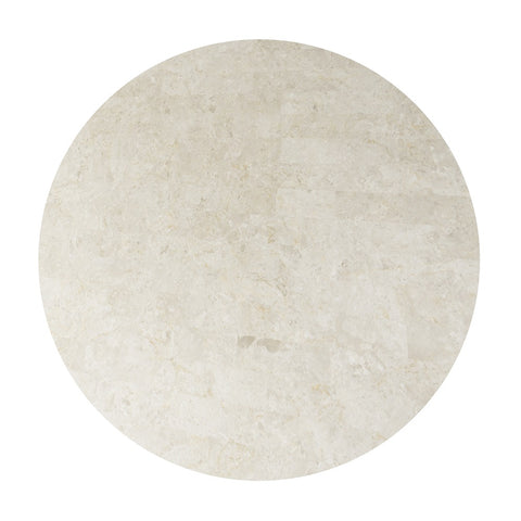 Qwin Round Dining Table W/Marble Top