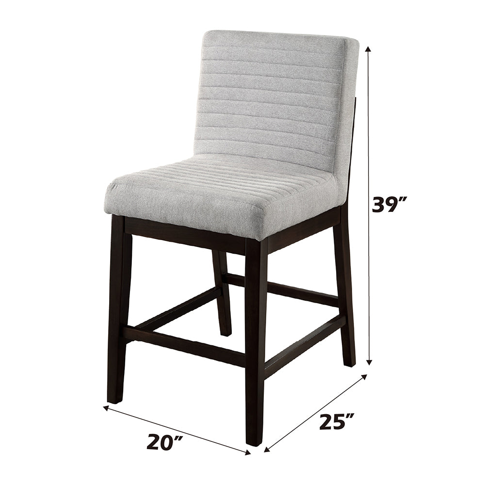 Edwyn Counter Height Chair (Set-2)