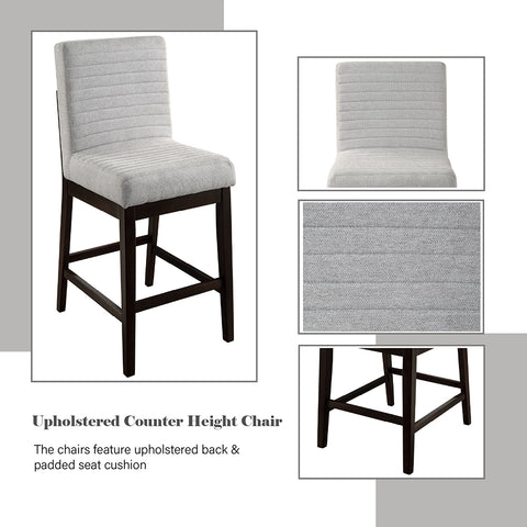 Edwyn Counter Height Chair (Set-2)