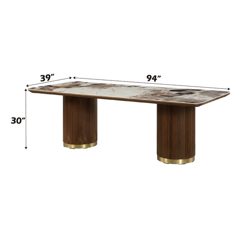 Willene Dining Table w/Ceramic Top