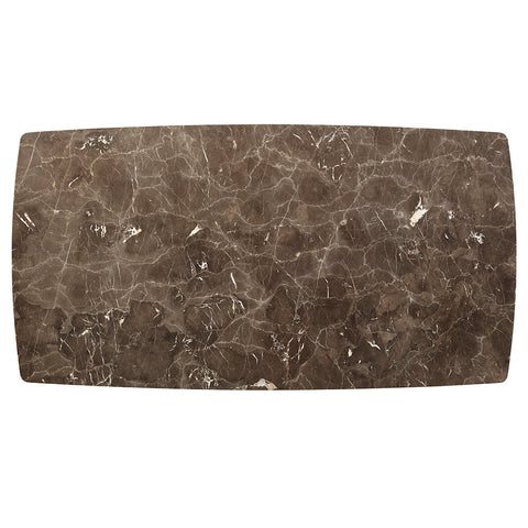 ACME Jaramillo Natural Marble Top Natural Dining Table Model DN03465