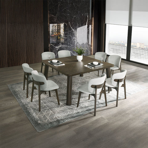 ACME Mallin Walnut Dining Table Model DN03655