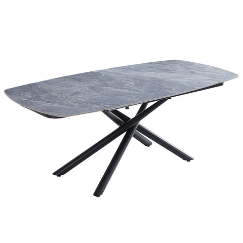 ACME Hester Ceramic Top Black Dining Table Model DN03685