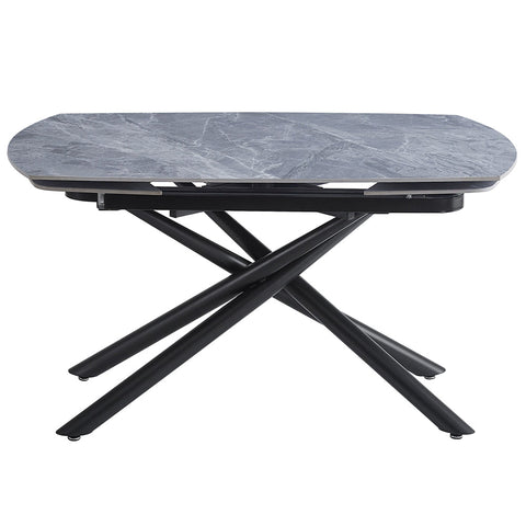 ACME Hester Ceramic Top Black Dining Table Model DN03685