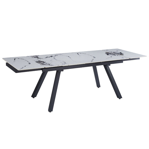 ACME Damita Ceramic Top Black Dining Table Model DN03735