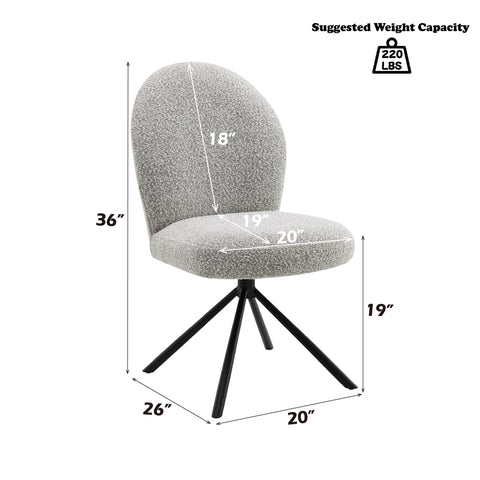 Lawton Side Chair w/Swivel (Set-2)