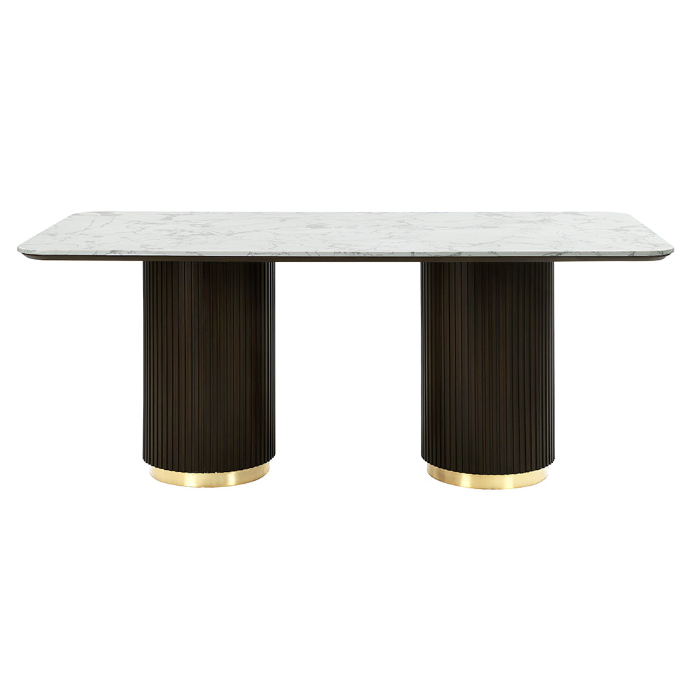 Clayten Dining Table w/Marble Top