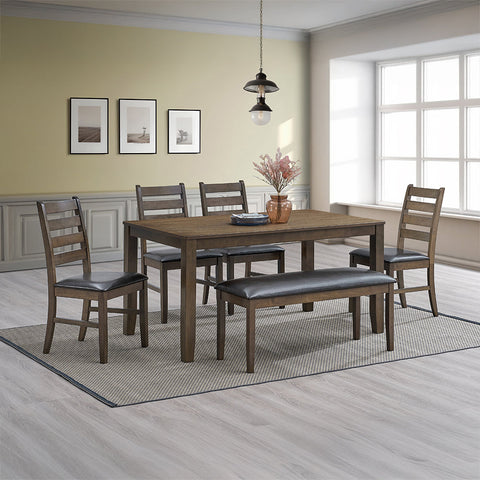 ACME Damica Walnut Dining Table Model DN04010