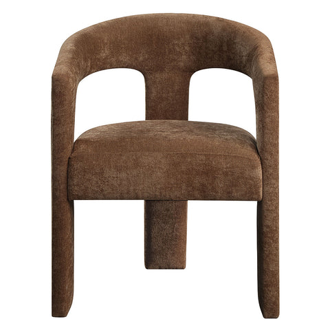 ACME Leonardo Brown Linen Arm Chair (Set-2) Model DN04016