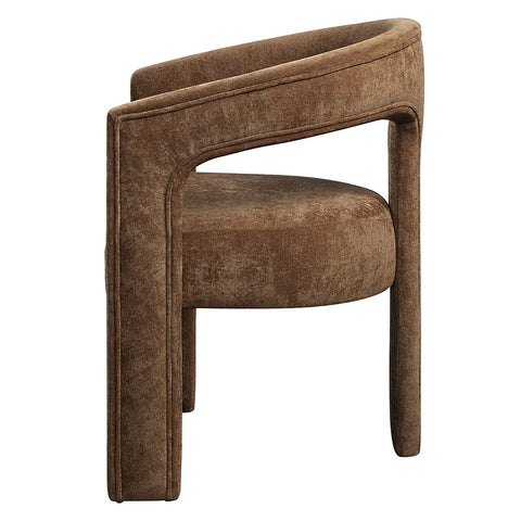 ACME Leonardo Brown Linen Arm Chair (Set-2) Model DN04016