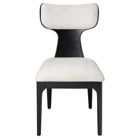 ACME Marioly White Chenille Side Chair (Set-2) Model DN04066